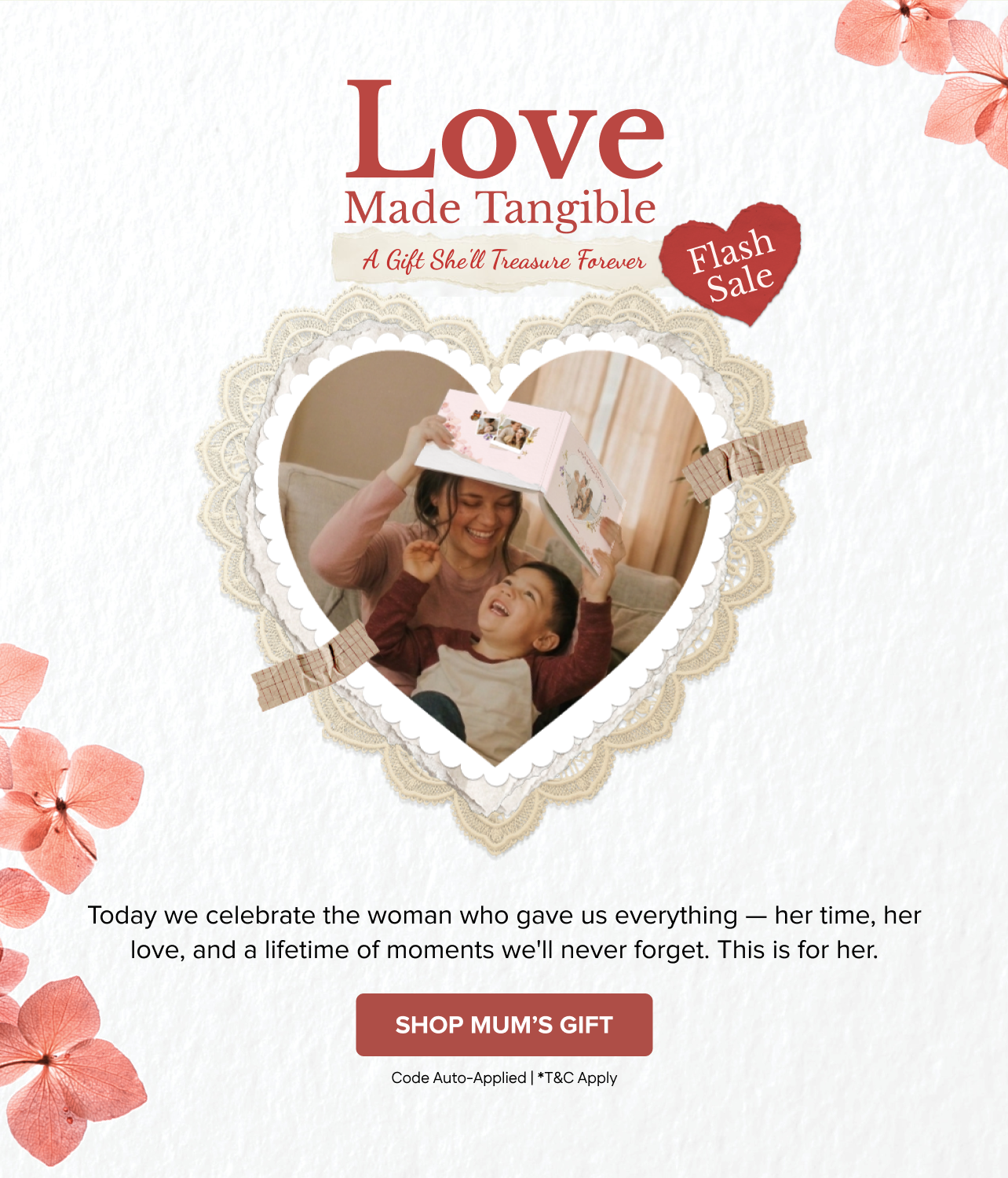 Love Made Tangible. A Gift She'll Treasure Forever | Shop Mum's Gift